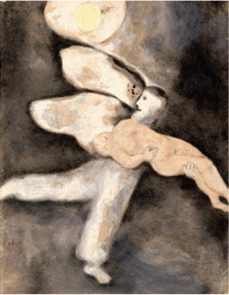 illustration - Chagall : Dieu crée l'homme