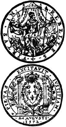 médaille de Charles IX fêtant le massacre de la Saint-Barthélémy